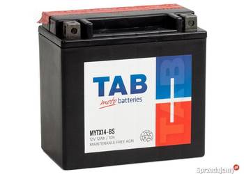 Akumulator motocyklowy 12V 12Ah 160 TAB YTX14-BS (MYTX14-BS)