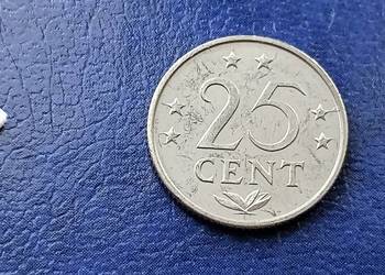 Stare monety 25 cent 1980 Antyle Holenderskie
