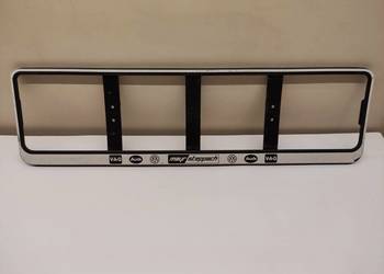 Ramka na tablicę rejestracyjną Audi VW VAG vintage z lat 80, 90 tych