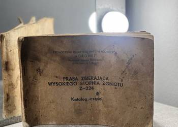 Katalog części Prasa zbierająca wysokiego stopnia zgniotu Z-224