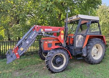 Zetor 7245 z ładowaczem tur Metal-Fach T229/1 likwidacja gospodarstwa