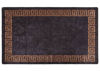 Dywan z możliwością prania 120x180 cm czarno-złoty WM-337930
