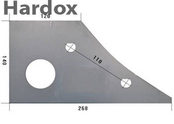 Płoza przednia HARDOX 914003/L części do pługa VOGEL NOOT