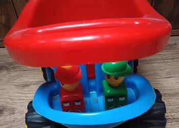 Wywrotka ciężarówka Hemar Ptyś z kierowcą i pasażerem