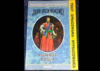 Powrót posła- J. U. Niemcewicz. Tekst, opracowania, wypracow