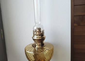 Stara francuska stołowa lampa naftowa, nr 341