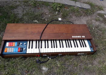 Rzadkie włoskie organy elektr.analog keyboard reverb Rodeo 49 Galanti Group