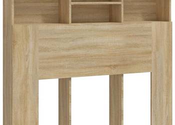 vidaXL Wezgłowie łóżka z półkami, dąb sonoma(SKU:811856)