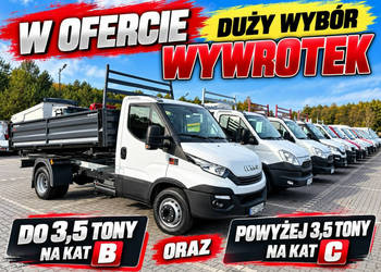 Iveco Daily 72C18 Wywrotka 3-stronna z Przystawki Nowa Zabudowa Ład-4050kg…
