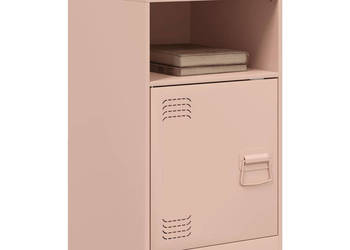 Szafki nocne 2 szt. różowe 345x39x62 cm stal WM-841766