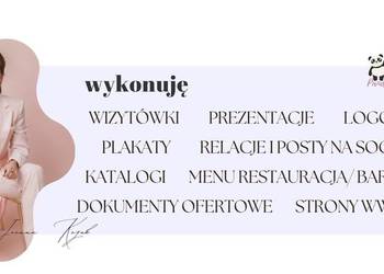 Usługi graficzne TANIO| ulotki wizytówki logo AI plakaty posty grafik