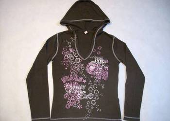 BLUZA z kapturem j nowa nadruk M L