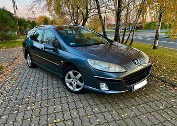 Śliczny.Peugot.407.Sw.2006r.2.0.HDI.Diesel.Panorama.Dł.Opłt.Moż.Zamiana
