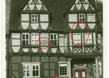 Quedlinburg Klopstockhaus Christel Rissler Postkarte