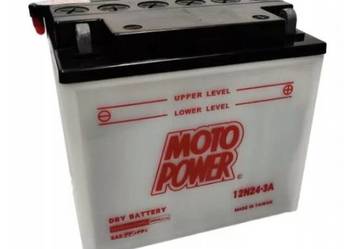 Akumulator motocyklowy MotoPower 12N24-3A 12V 24Ah 200A P+