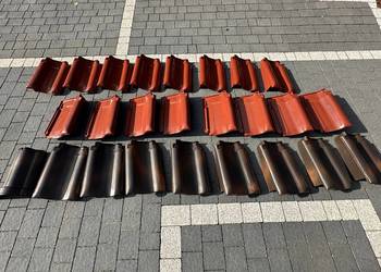 Dachówka Roben Fleming Rustykalna Miedziany Kasztan Jesienny Liść boczne