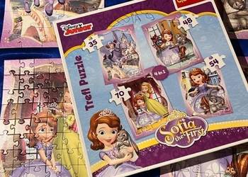 Księżniczka Zosia puzzle 4w1 Księżniczka Zosia puzzle 4w1