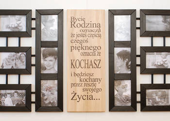 Galeria Multirama z drewna Ramka Na zdjęcia Foto Prezent