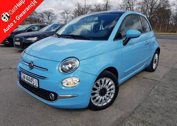 Fiat 500 1,2 Benzyna Klima Panorama Zarejestrowany Gwarancja I (2007-)