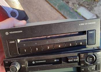VW radio Beta + zmieniarka 6 płyt