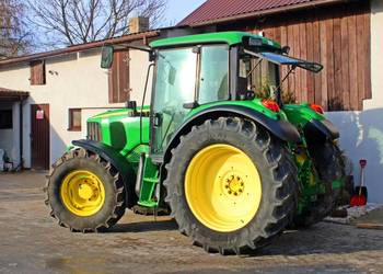 Ciągnik rolniczy John Deere 6320 Traktor SUPER STAN przedni TUZ Klima