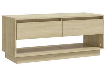 Szafka pod TV dąb sonoma 102x41x44 cm materiał drewnopochodny WM-809488