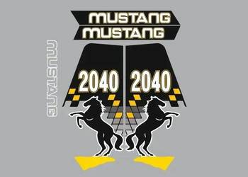 Naklejki oklejenie naklejka - MUSTANG 2040 Zamiennik