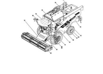 New Holland CX780 katalog części PL