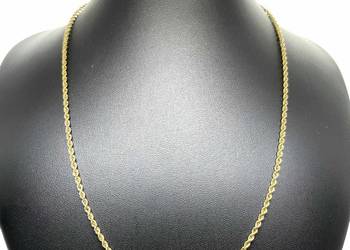 Złoty Łańcuszek Próby 375 2,01g Długość 48cm Kordel