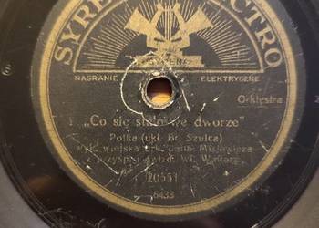 Płyta szelakowa Syrena Electro pieśń legionowa