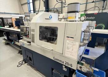 Automat tokarski wzdłużny TORNOS Gamma 20/6 (Swiss-type, wielokanałowy)