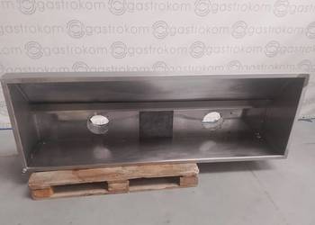 Okap przyścienny trapezowy 200x70x40 bez łapaczy