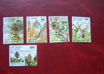 Niger 1985 MNH Mi. 945/49 Fauna Owady  a