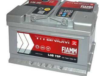 Akumulator FIAMM TITANIUM PRO 12V 75Ah 730A Prawy Plus
