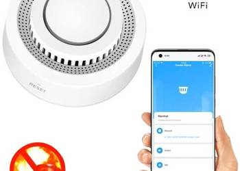 Czujnik Dymu WiFi Tuya – Alarm Przeciwpożarowy