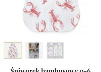 Nowy śpiworek bambusowy - Kidspace 0-6 msc