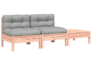 Sofa ogrodowa z poduszkami i podnóżkiem 2-osobowa WM-838183
