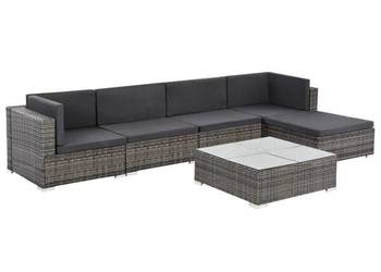 vidaXL 6-cz. zestaw wypoczynkowy do ogrodu, poduszki(SKU:44607)