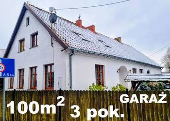 Mieszkanie (pół domu) na Warmii 100m2, garaż 40m2