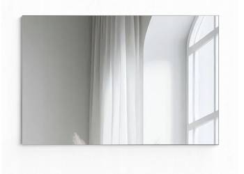 Lustro ścienne prostokątne 120 × 80 cm bez ramy – klasyczne lustro dek