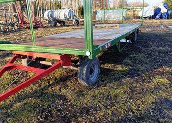 Przyczepa do słomy balotów beli laweta dłużyca