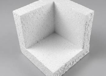 NAROŻNIK OCHRONNY STYROPIANOWY EPS 100 – 9 × 9 × 9 CM