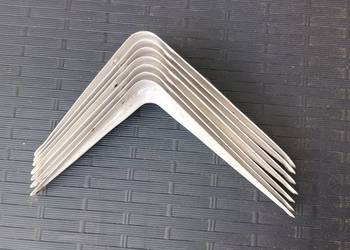 Wspornik,kątownik pod półki 150x125mm biały.Sztuk 7
