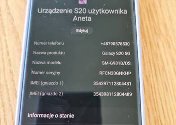 Samsung galaxy s20 128gb