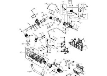 John Deere 9470RX - Uchwyt R537836 (Silnik)