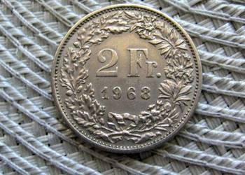 Szwajcaria 2 Franki 1968r