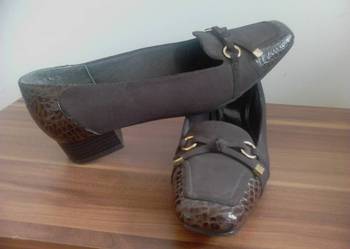 Czółenka skórzane r 38