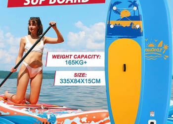 Nowa deska SUP Funwater długa 335cm ZESTAW