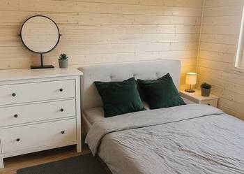 MOBILNY DOMEK CALMA 1 o wymiarach 8x3 m² na działkę, nad jezioro
