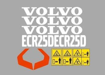 Naklejki oklejenie VOLVO ECR25D Zamiennik